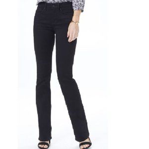 sz. 2 Short NYDJ BLACK Boot cut Petite Jeans NWT